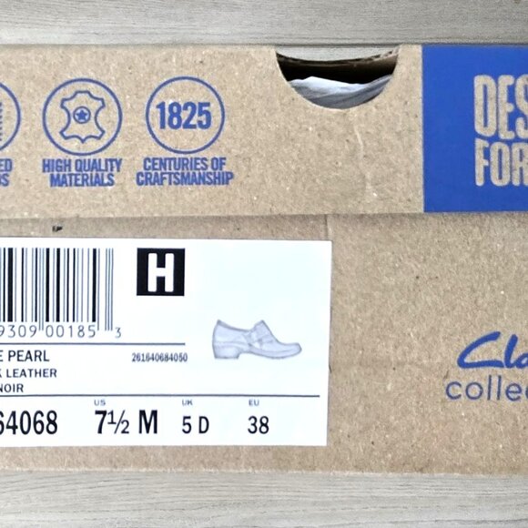 Clarks Angie Pearl Shoes, Size 7.5 - Picture 2 of 6